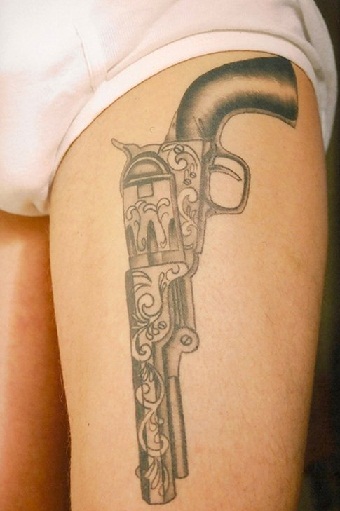 33 Great Gun Tattoos With Meanings And Celebrities Body Art Guru