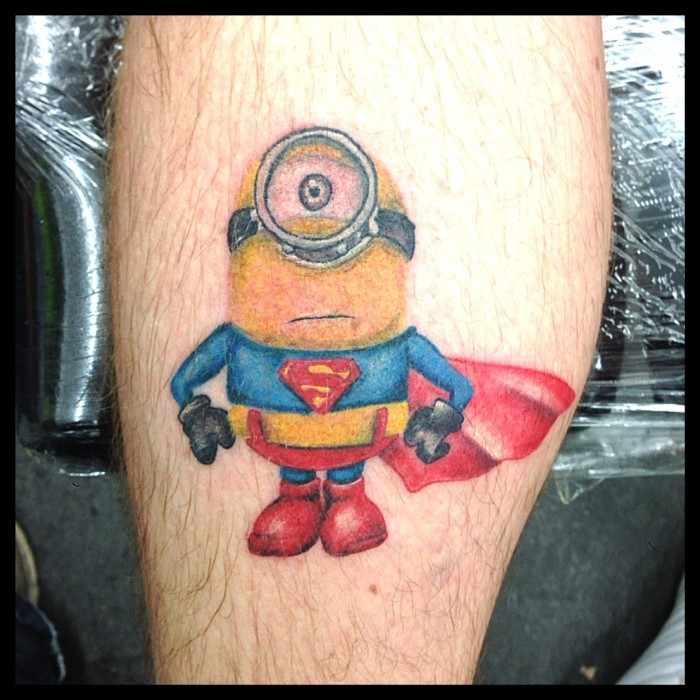 minions butt tattoo