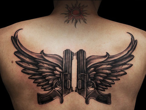 33 Great Gun Tattoos With Meanings And Celebrities Body Art Guru