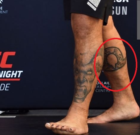 Mark Hunt Symbol Tattoo