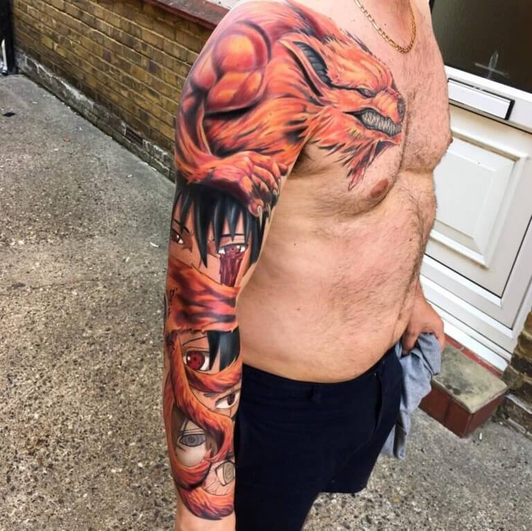 Top Naruto And Kurama Tattoo Latest In Cdgdbentre