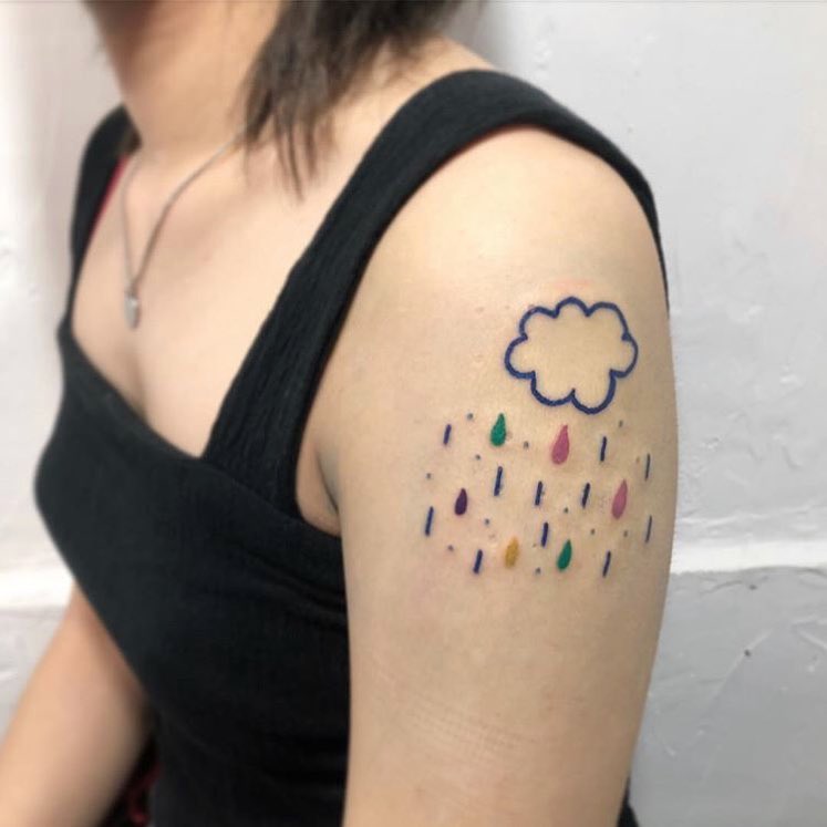 70+ Amazing Rain Tattoos with Meanings Body Art Guru