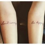 30 Cheerful 'Be Happy' Tattoo Designs - Body Art Guru