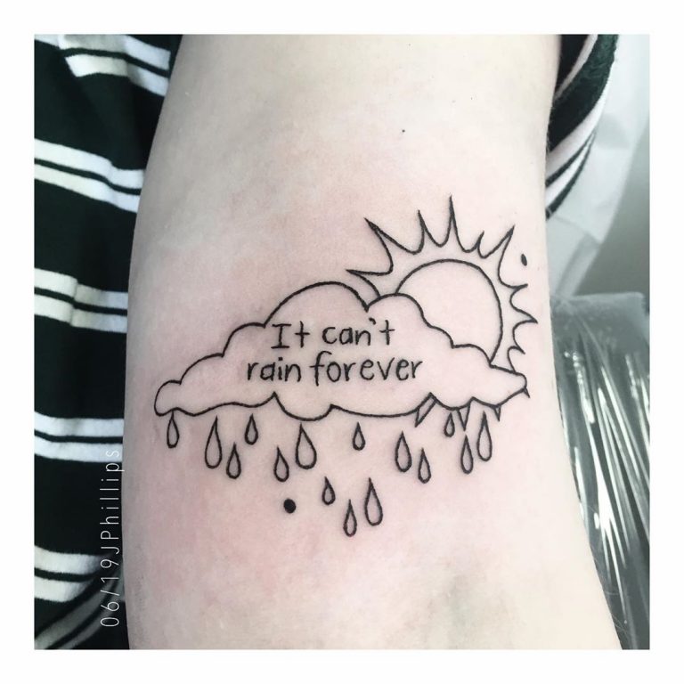 70+ Amazing Rain Tattoos with Meanings Body Art Guru