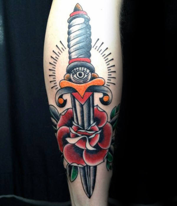 dagger tattoo