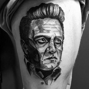 60+ Johnny Cash Tattoos with Meanings and Celebrities – Body Art Guru