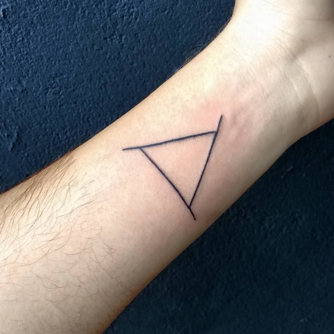 bermuda triangle tattoo