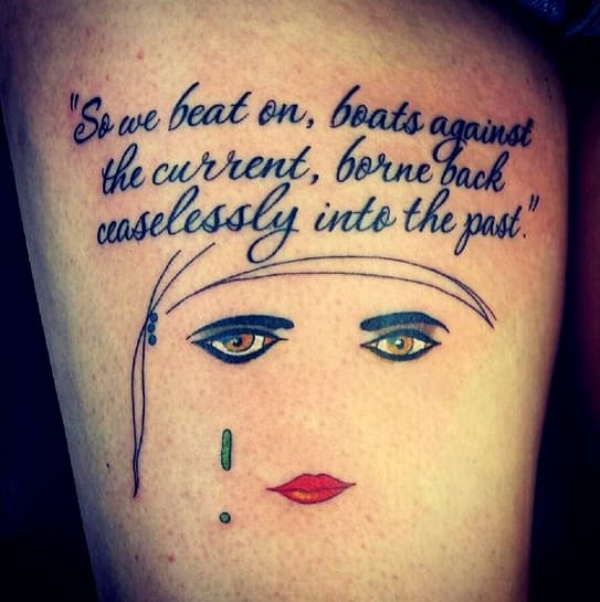 the green light in the great gatsby tattoo