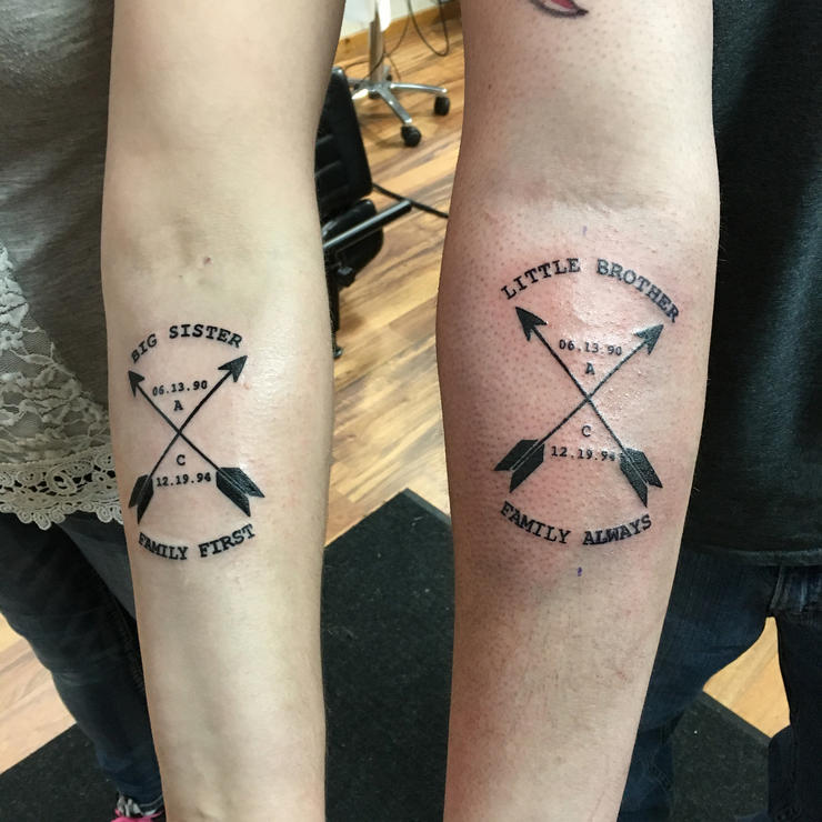 brother sister tattoo 14