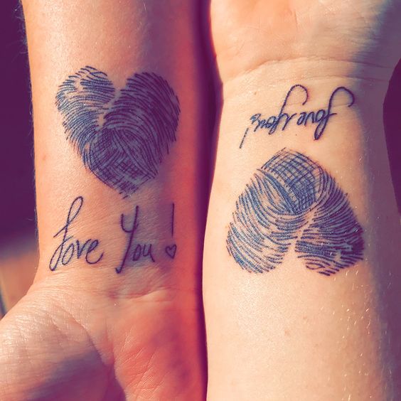 father daughter tattoos