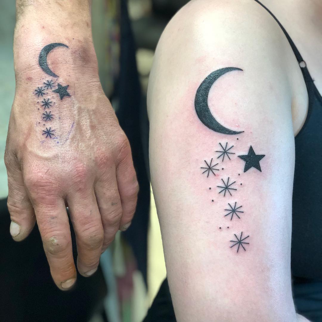 father daughter tattoos