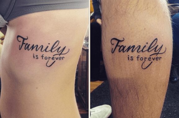 father daughter tattoos