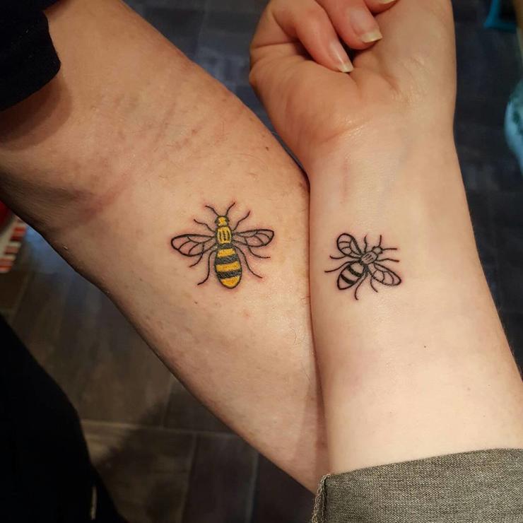 father daughter tattoos