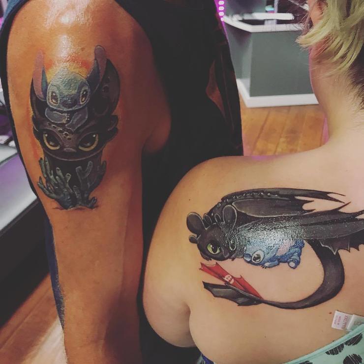 toothless in Tattoos  Search in 13M Tattoos Now  Tattoodo