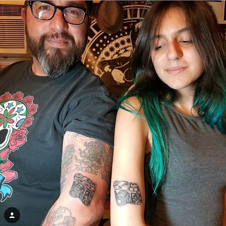 father daughter tattoos