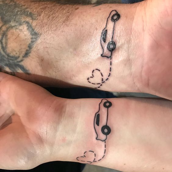 father daughter tattoos