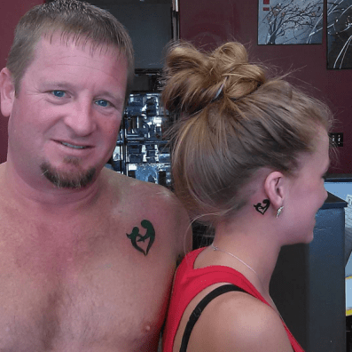 father daughter tattoos