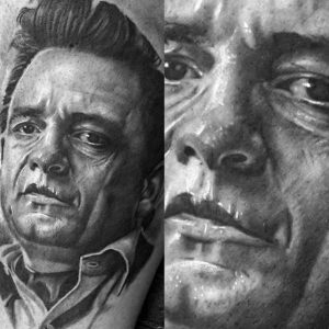 60+ Johnny Cash Tattoos with Meanings and Celebrities - Body Art Guru