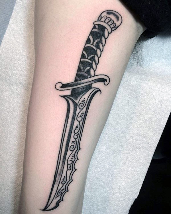 dagger tattoo