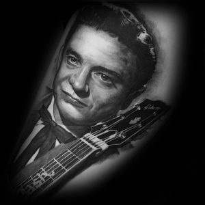 60+ Johnny Cash Tattoos with Meanings and Celebrities - Body Art Guru