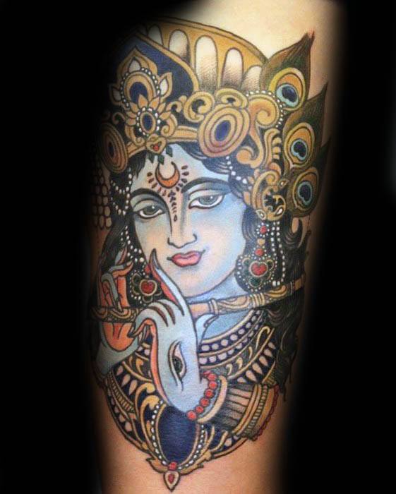 Lord krishna Tattoo