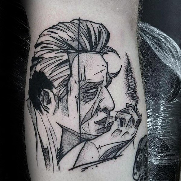 johnny cash tattoos