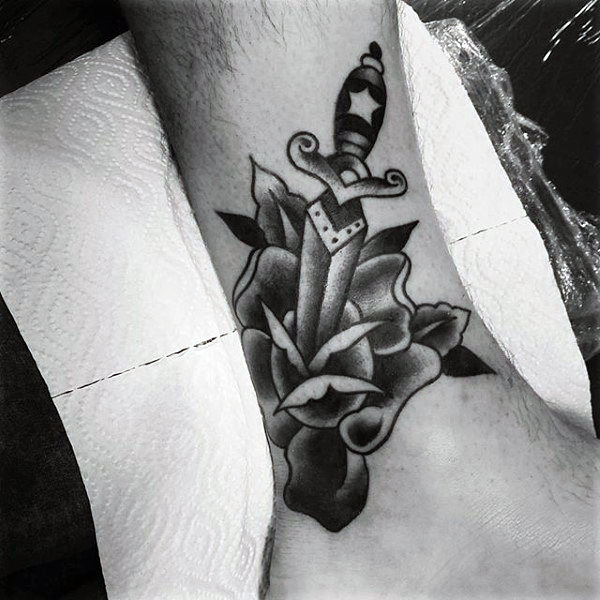 dagger tattoo