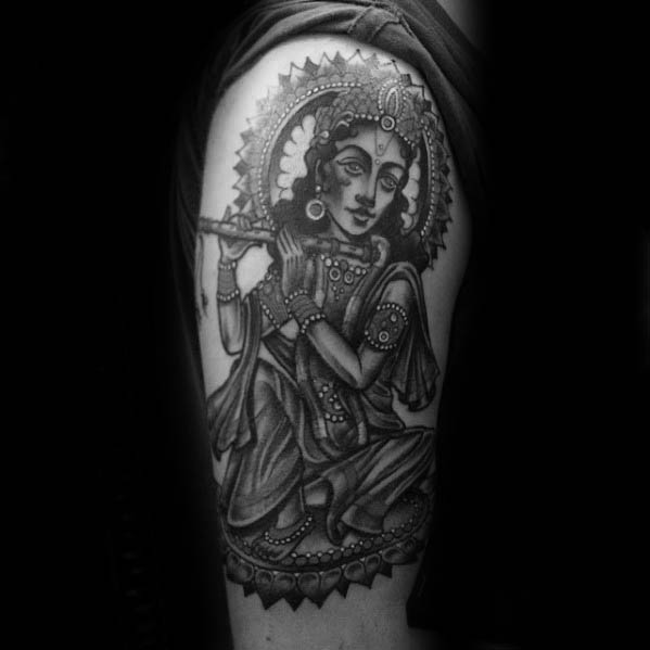 32 Divine Lord Krishna Tattoos and Their Meanings Body Art Guru