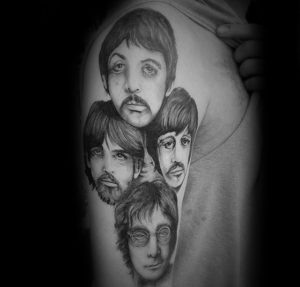 Manly Beatles Tattoo Design Ideas
