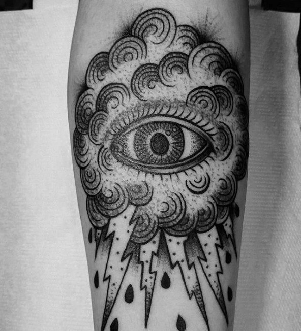 raindrop tattoo under eye