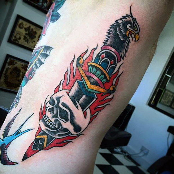 dagger tattoo