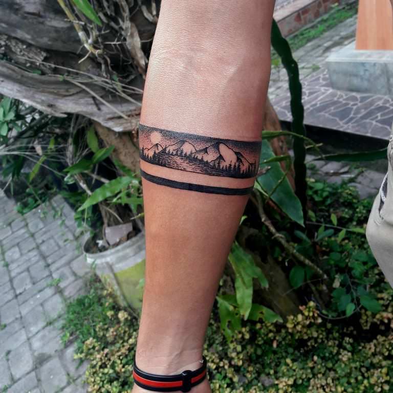 mountain foot tattoo  Foot tattoos for women Foot tattoo Foot tattoos