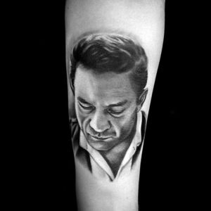 60+ Johnny Cash Tattoos with Meanings and Celebrities - Body Art Guru