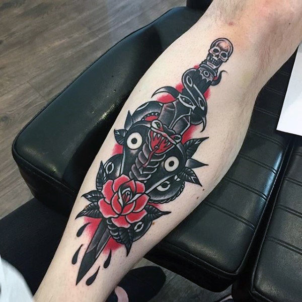 dagger tattoo