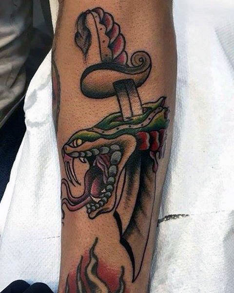 dagger tattoo