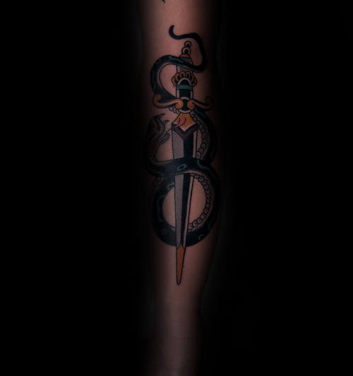 dagger tattoo