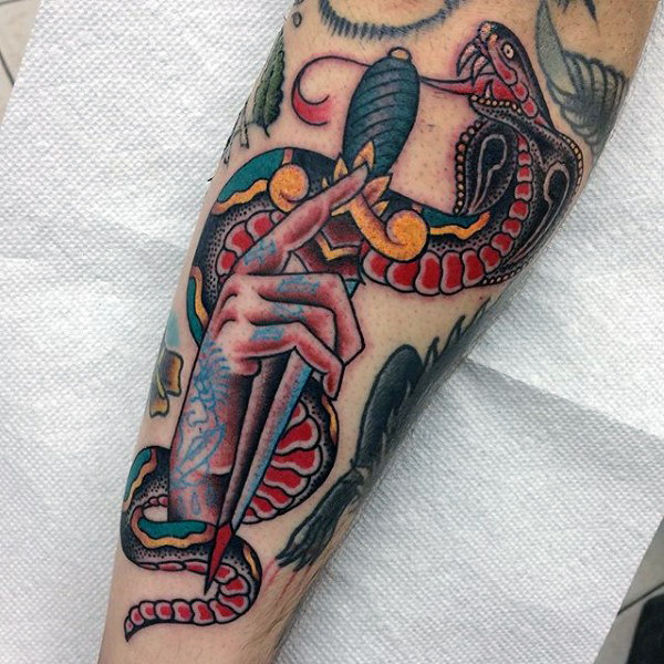 dagger tattoo