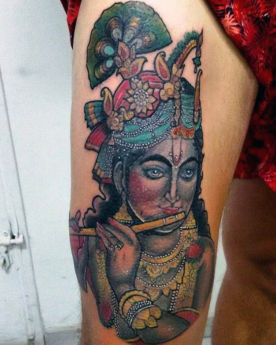 Lord Krishna Tattoo Designs  Ace Tattooz  Art Studio