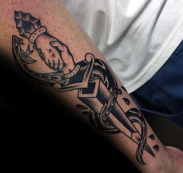 dagger tattoo