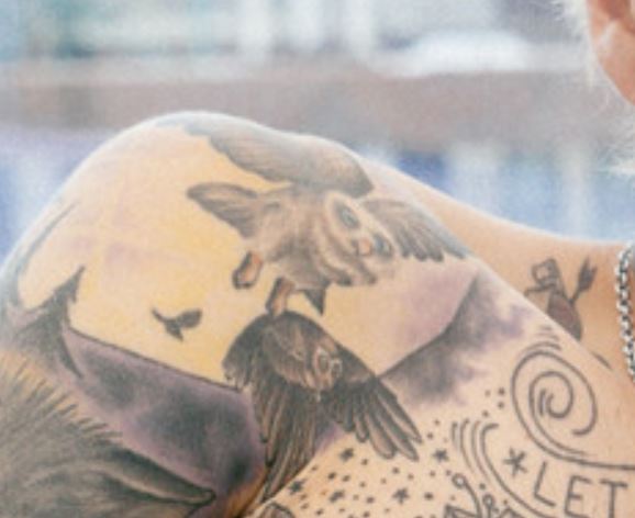 Jesse Rutherford Owl Tattoos