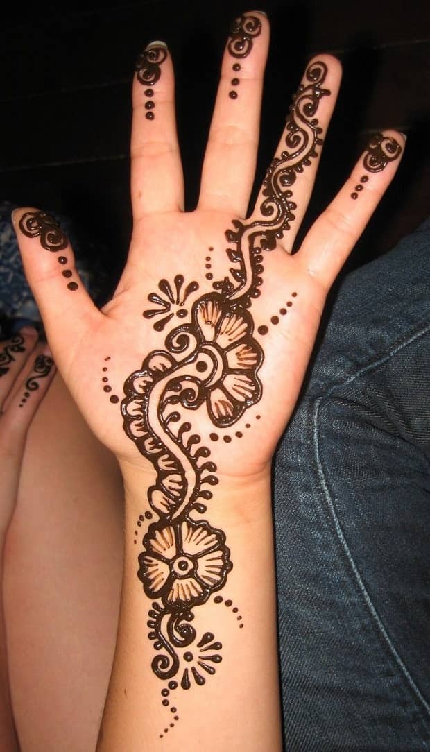 61 Mehndi Design For Kids Body Art Guru