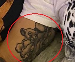 Toni Kroos lion king tattoo