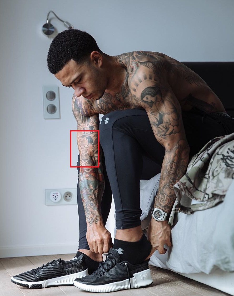 memphis depay-seti and prince of egypt tattoo