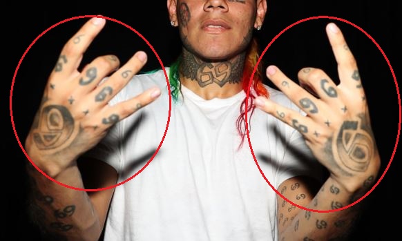 6ix9ine S 5 Tattoos Their Meanings Body Art Guru