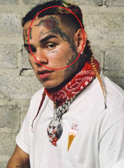 6ix9ine Tattoos Drawing