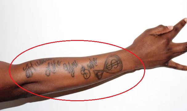 Kendrick Lamar old tattoo