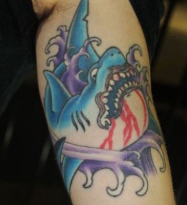 Chris Shark Tattoo