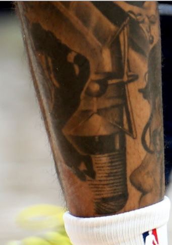 Kelly Tattoo on Left Leg