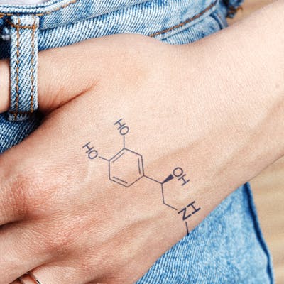 epinephrine tattoo