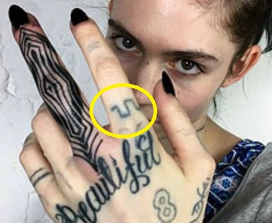 Grimes Grrek Meander Tattoo